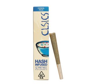CLSICS Hash Infused Pre-roll Cereal Milk 1g