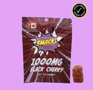 1000mg THC Black Cherry Gummy