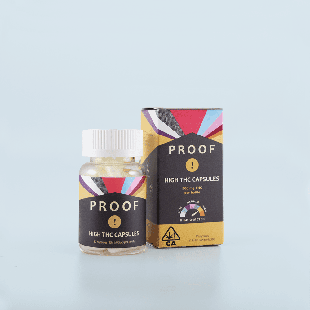 Proof THC Capsules 30ct $50