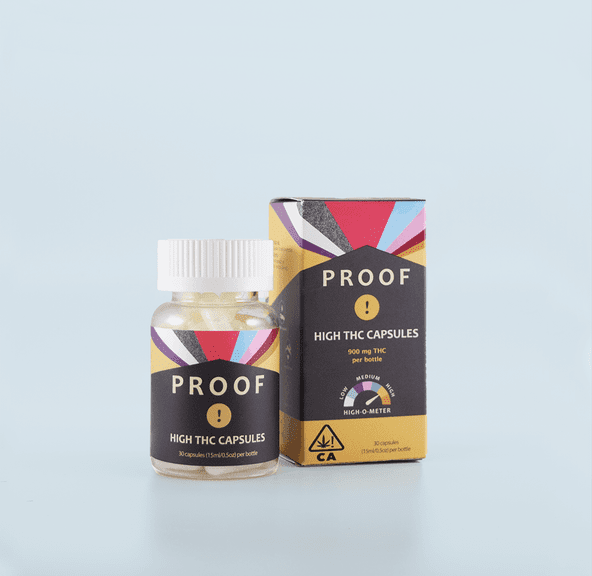 Proof THC Capsules 30ct $50