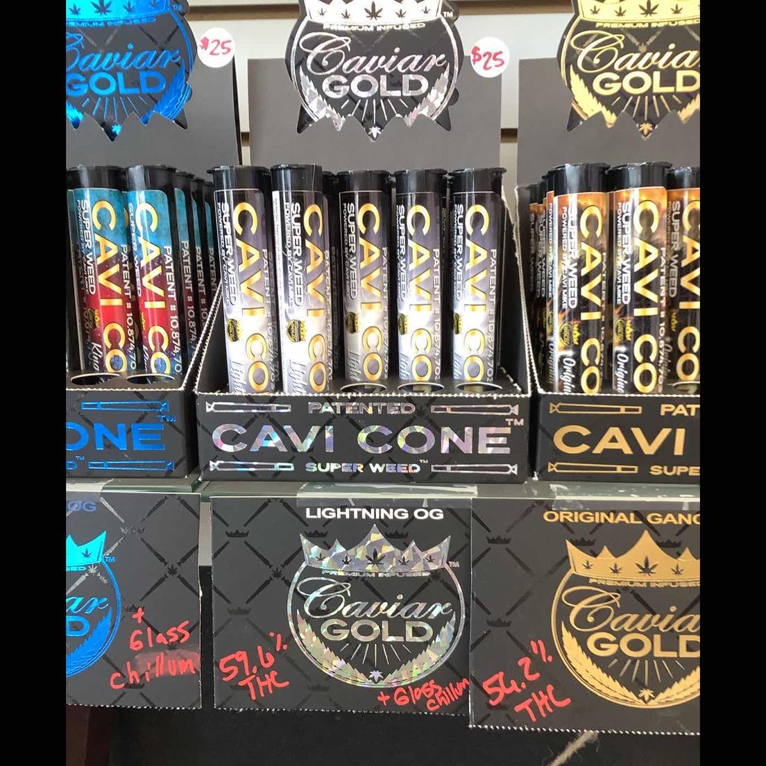 Caviar Gold - 1.3g Lightning OG cavi Cone