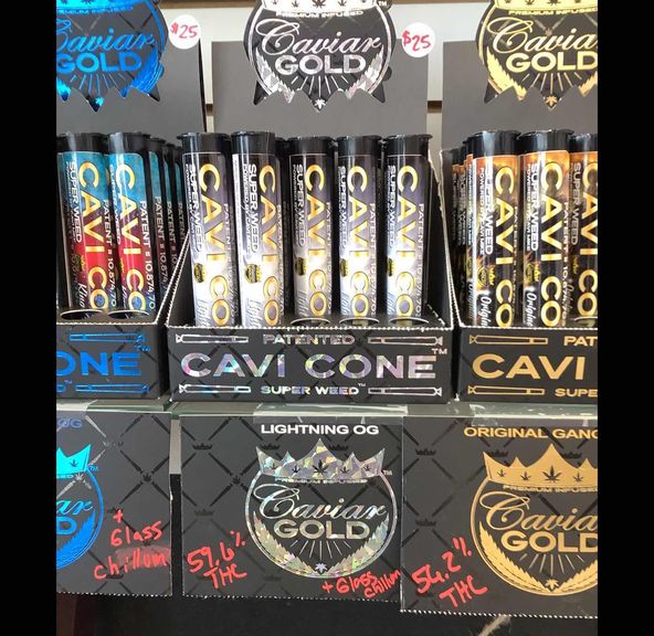 Caviar Gold - 1.3g Lightning OG cavi Cone