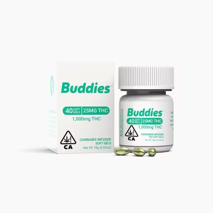 BUDDIES SOFT GEL - 25MG (40CT)