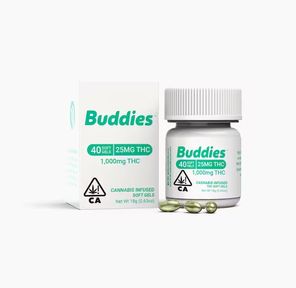 BUDDIES SOFT GEL - 25MG (40CT)