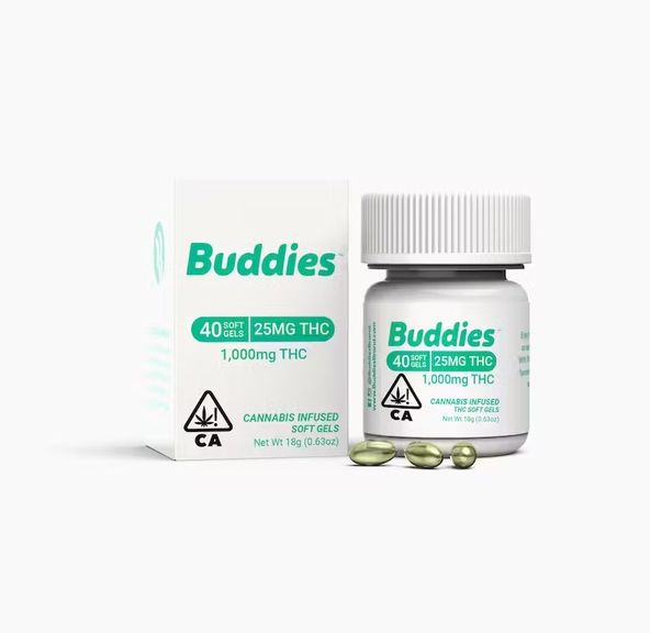 BUDDIES SOFT GEL - 25MG (40CT)