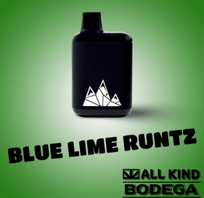 Blue lime Runtz 1g Disposable Cured Resin Vape Cart (@pamolab)