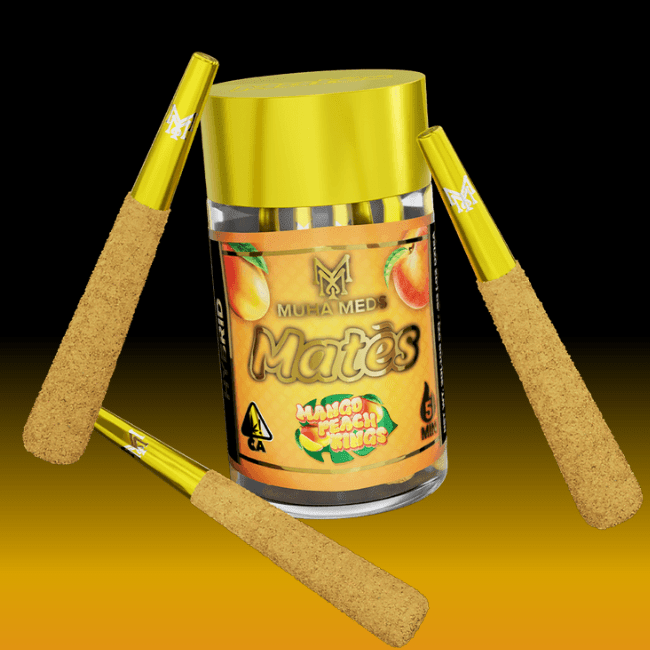 Mates Prerolls packs - Mango Peach rings