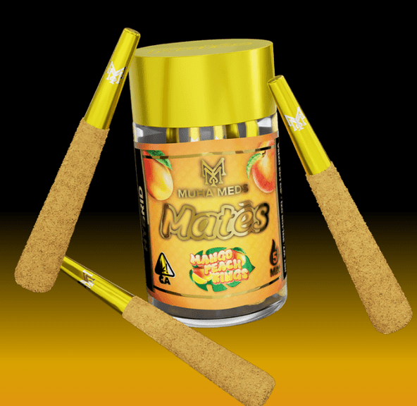 Mates Prerolls packs - Mango Peach rings