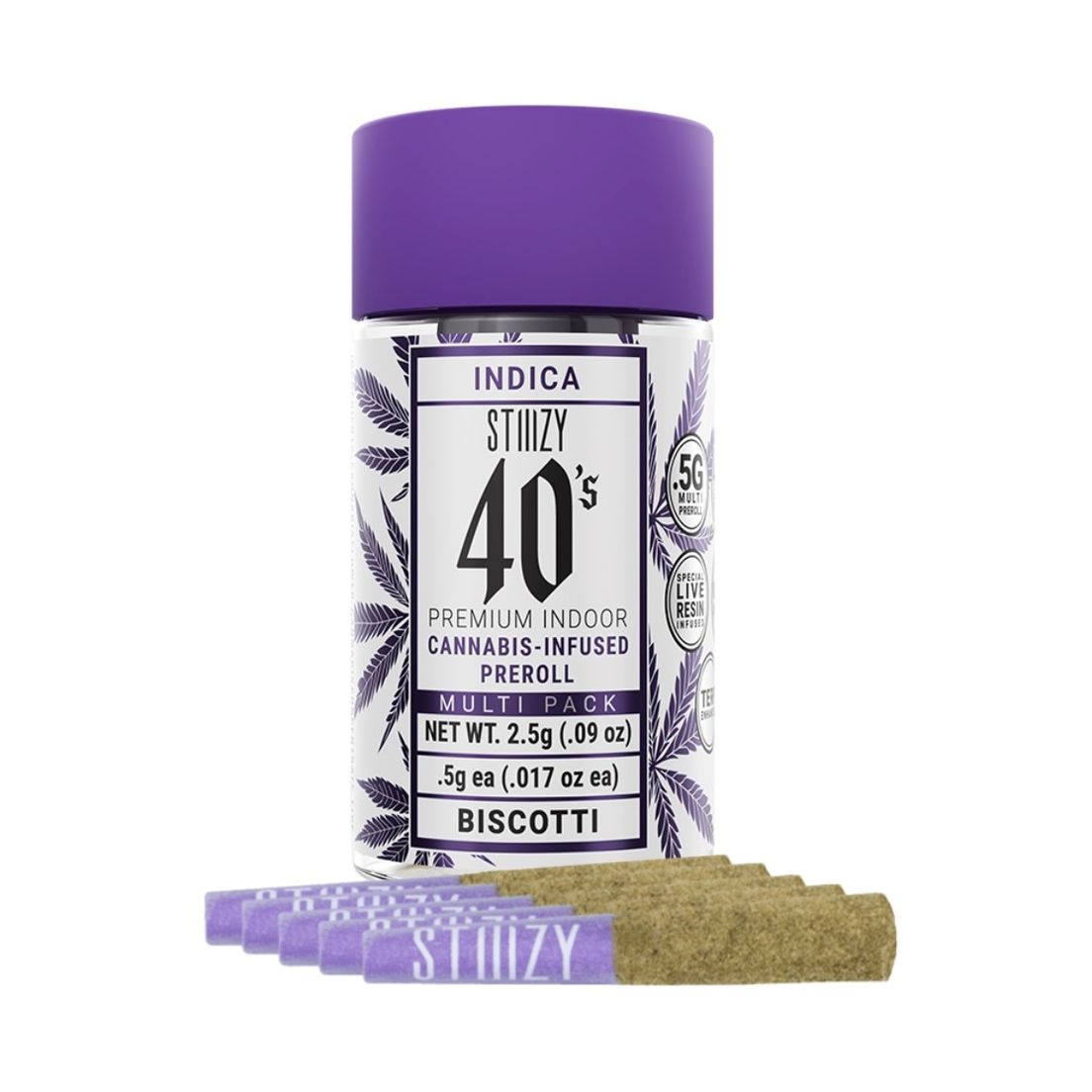 STIIIZY - 40's Multi-Pack - Biscotti - 2.5g