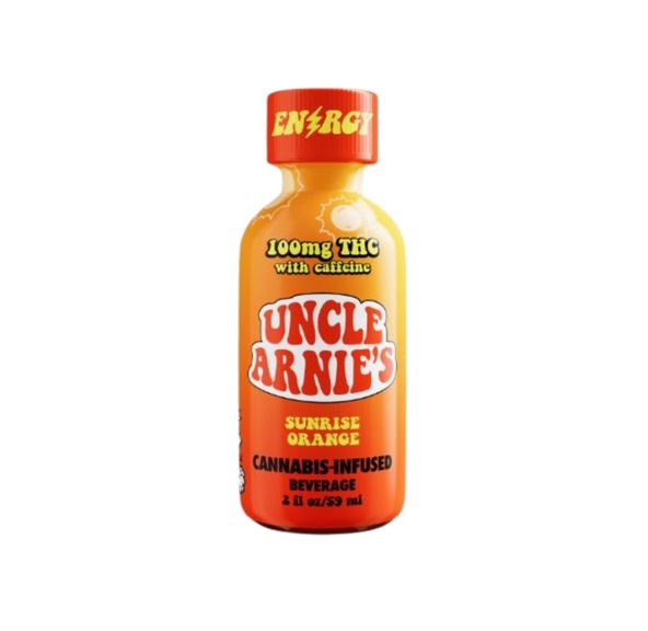 Uncle Arnie's Shot Sunrise Orange with Caffeine 100mg