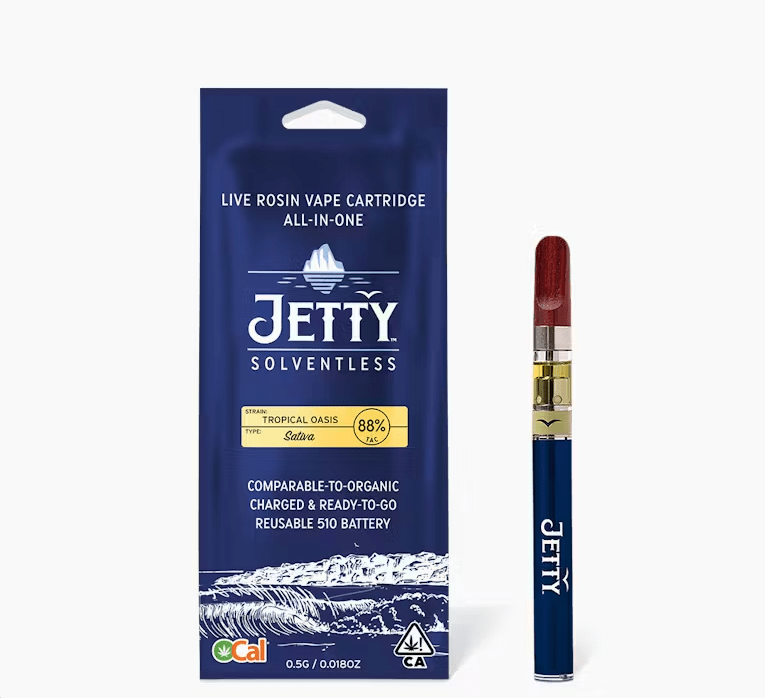 Jetty Solventless AIO Vape Tropical Oasis .5g