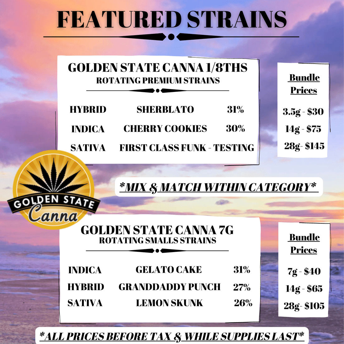 FEATURED GSC STRAINS!!!