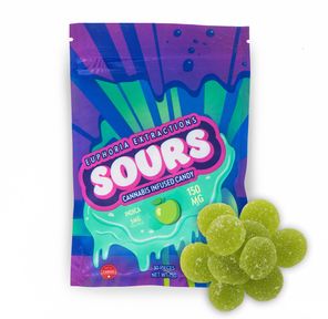 150mg Indica Green Apple Sours by Euphoria Extractions (5mgx30)
