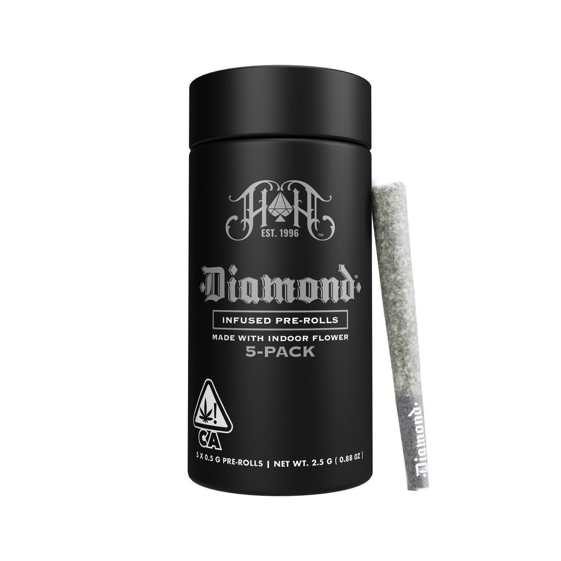 Heavy Hitters - Infused Diamond Pre Roll (x5) .5g - 2.5g - Greenline - Pineapple Breeze