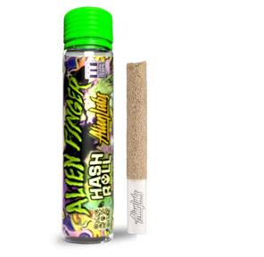 ALIEN LABS 1G INFUSED PREROLL- ALIEN FINGER BRAIN WASH BRAIN FREEZE