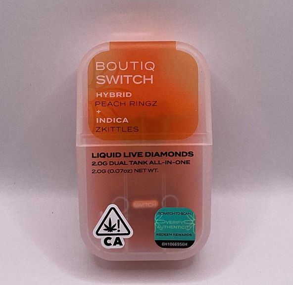 Boutiq - Disposable - Switch - Peach Ringz x Zkittles - 2g