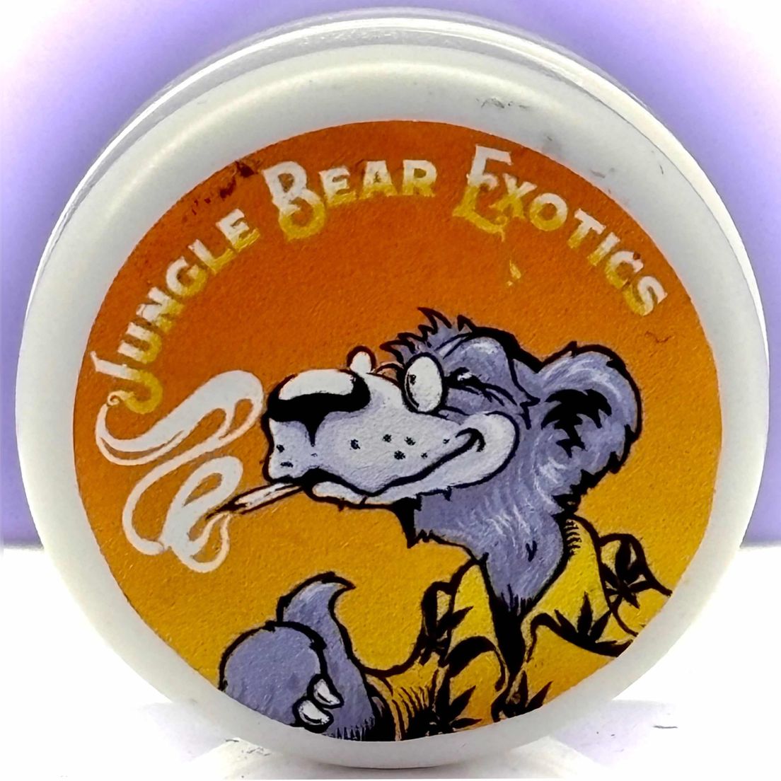 Jungle Bear Exotics 1G Hash Rosin Grape Gas 73u (Orange Sticker)