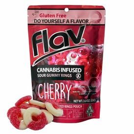 Flav Cherry Rings 100mg Gummy
