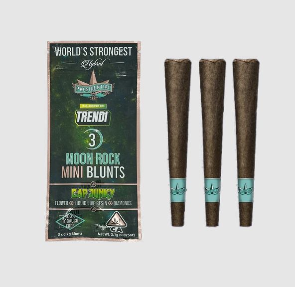 Presidential Moon Rock Mini Blunt Pack Cap Junky 2.1g