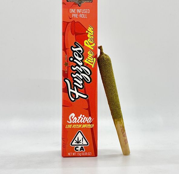 1.5g Lemon Cake (Sativa) Live Resin Infused King Fuzzie Preroll - Sublime