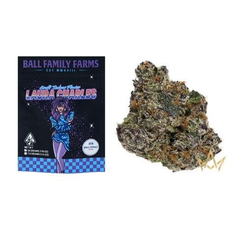 Ball Family Farms | Bud | Laura Charles | 3.5g | Hybrid | 33.89% THC