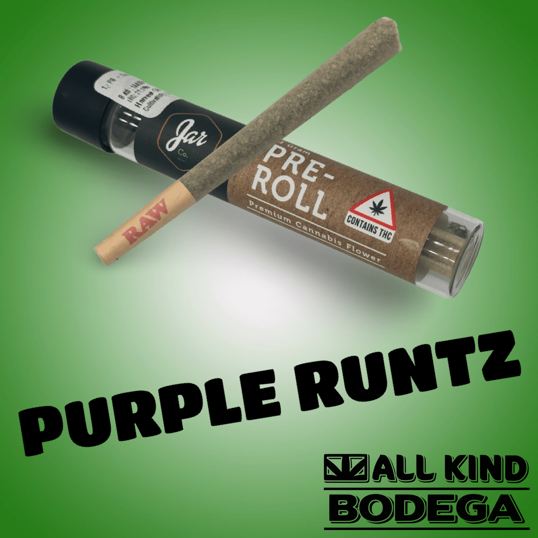 Purple Runtz 1g Preroll (@jarcannabis2.0)
