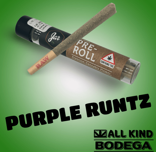 Purple Runtz 1g Preroll (@jarcannabis2.0)