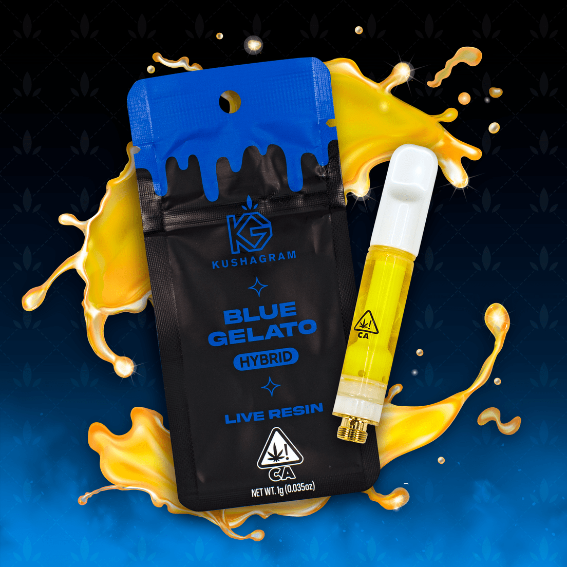 Live Resin Cartridge - Blue Gelato 1g