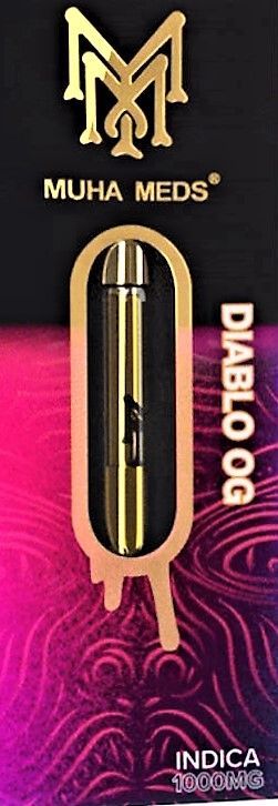 Diablo OG, 1g, Cartridge, 89.81% - Muha Meds