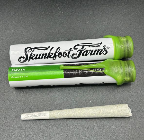 Papaya - Skunkfoot Farms Premium Living Soil Top Shelf 1g Pre Roll