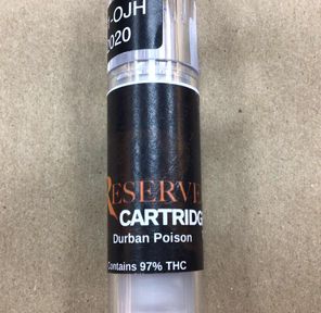 high tunes 1 gram Durban Poison Cart