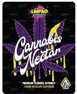 LMFAO Cannabis Nectar 1g Distillate Cartridge 91%