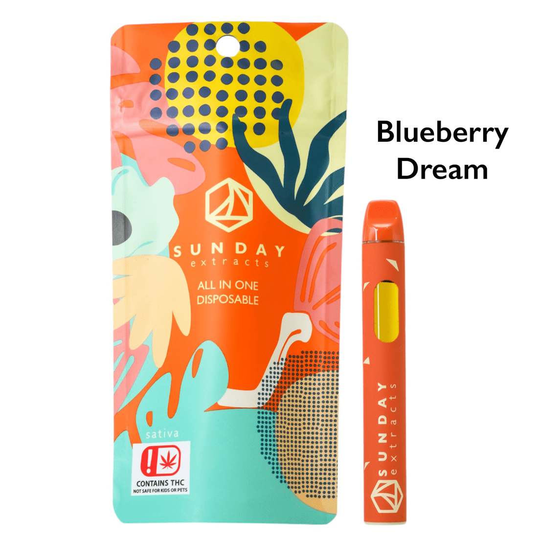 SUNDAY EXTRACTS BLUEBERRY DREAM DISPOSABLE 2G