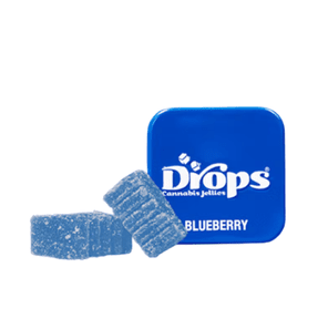 Drops - Blueberry Live Rosin Jellies (100mg)