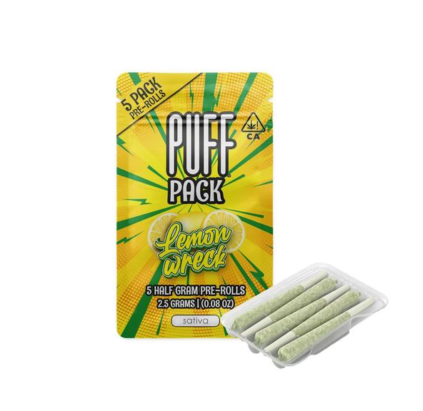 PUFF - Lemonwreck - 5pk Prerolls - 2.5g