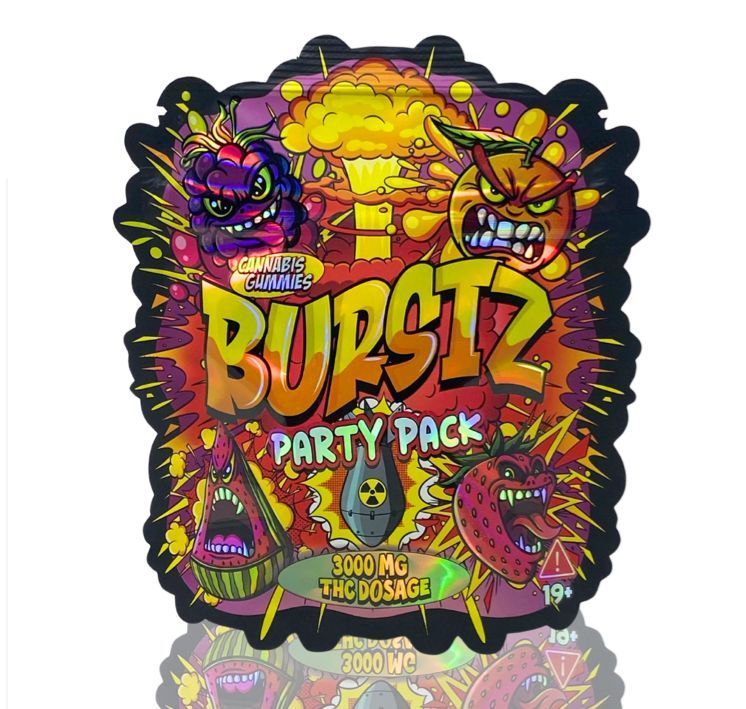 BURSTZ GUMMIES THC 3000mg 30 Gummies x 100MG