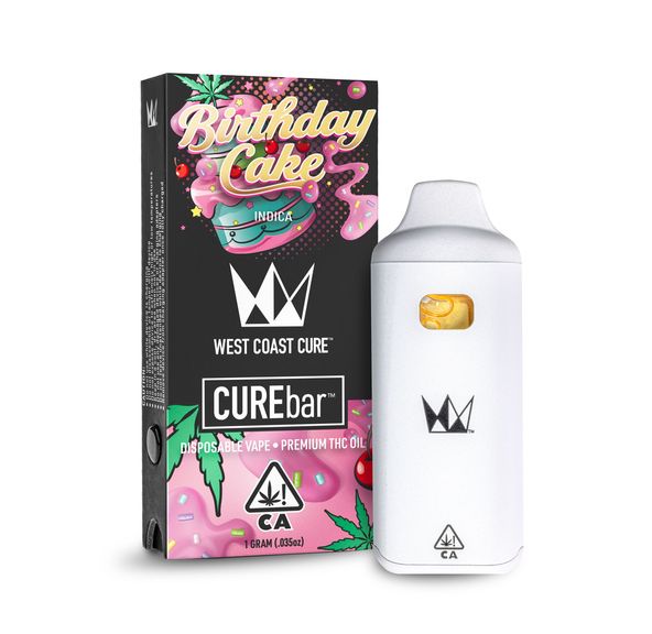 Birthday Cake Disposable CUREbar - 1G