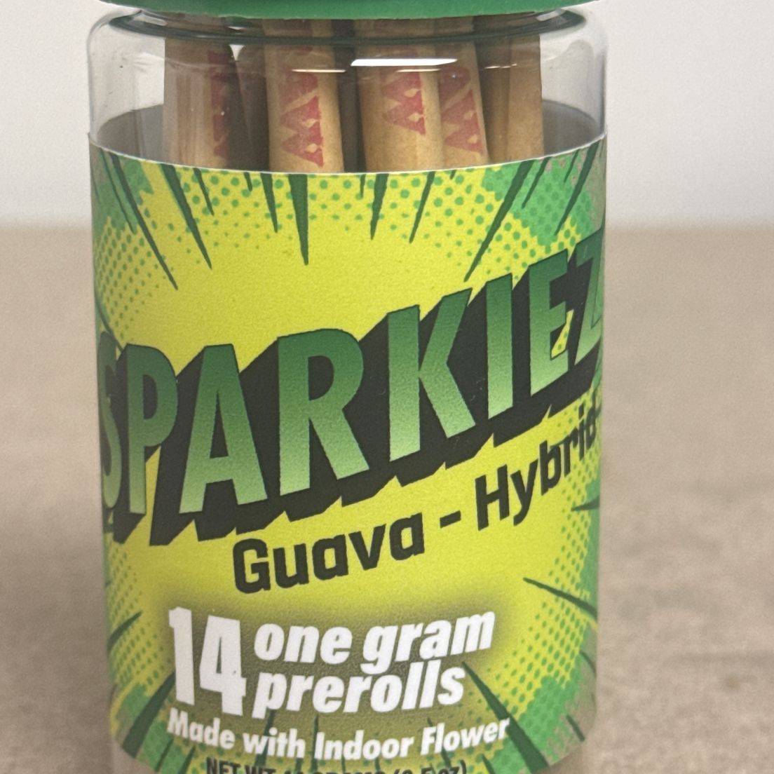 SPARKIEZ - Guava (Hybrid) 14-Pack 1g Pre-Rolls 14g