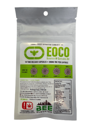 Bee Elevated - EOCO Capsules 200mg (10pck) - 50mg per wave