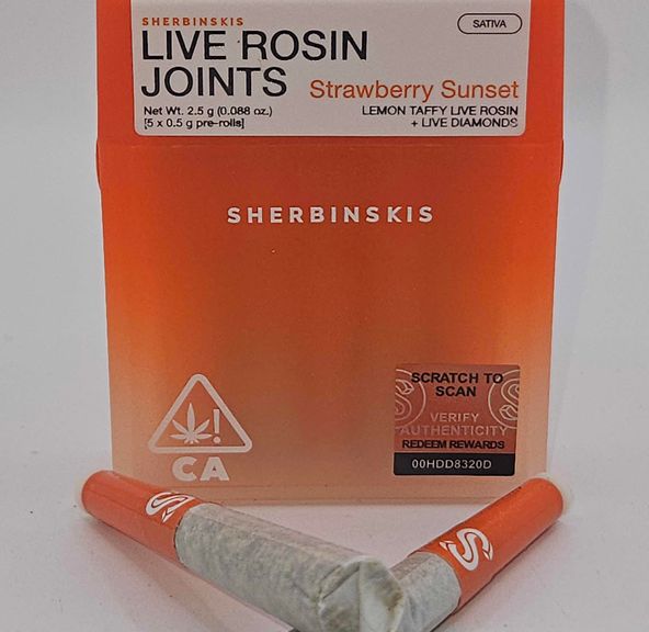 Mini Sherbinskis - Pre-Rolls - Strawberry Sunset - 5ct