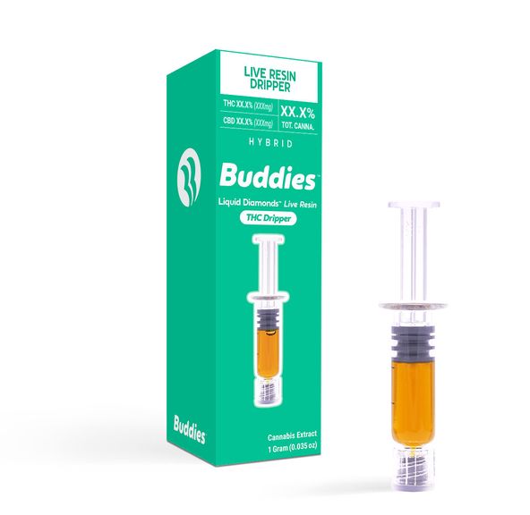 Buddies Brand - Papaya #5 Liquid Diamonds Live Resin THC Dripper