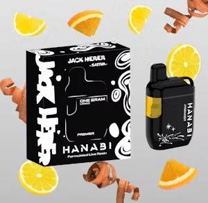 Hanabi Live Resin AIO Vape Jack Herer 1g