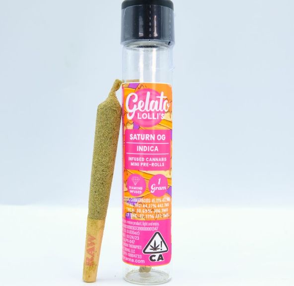 Gelato Infused Pre-roll Saturn OG 1.2g