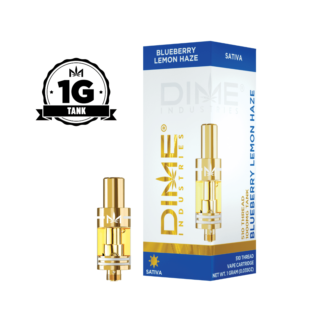 Dime | Vape Cart | 1g | Signature Distillate | Blueberry Lemon Haze