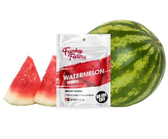 Funky Farms Watermelon Gummies 50mg