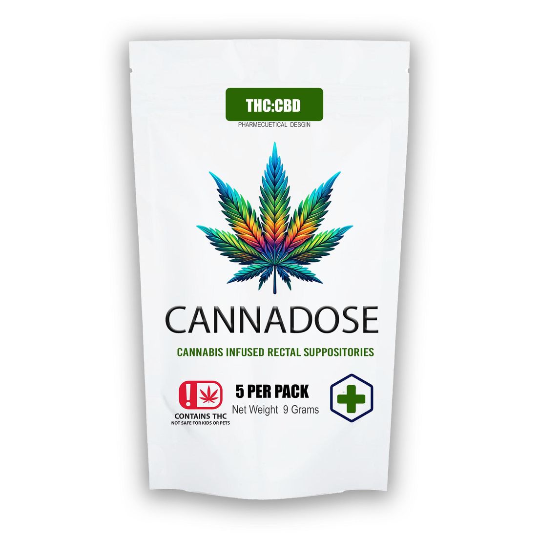 Cannadose 1:1 Rectal Suppository 5-Pack