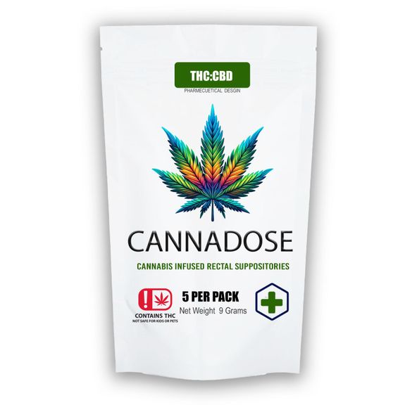 Cannadose 1:1 Rectal Suppository 5-Pack