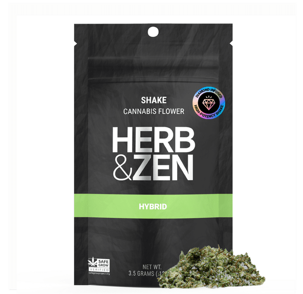 A. Herb & Zen 3.5g Diamond Infused Shake - Quality 6/10 - Banana Cream Pie (~40% THC)