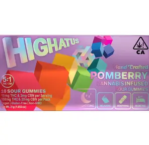 PomBerry Sour Gummies (10pc) 5:1 THC:CBN 31.00 g
