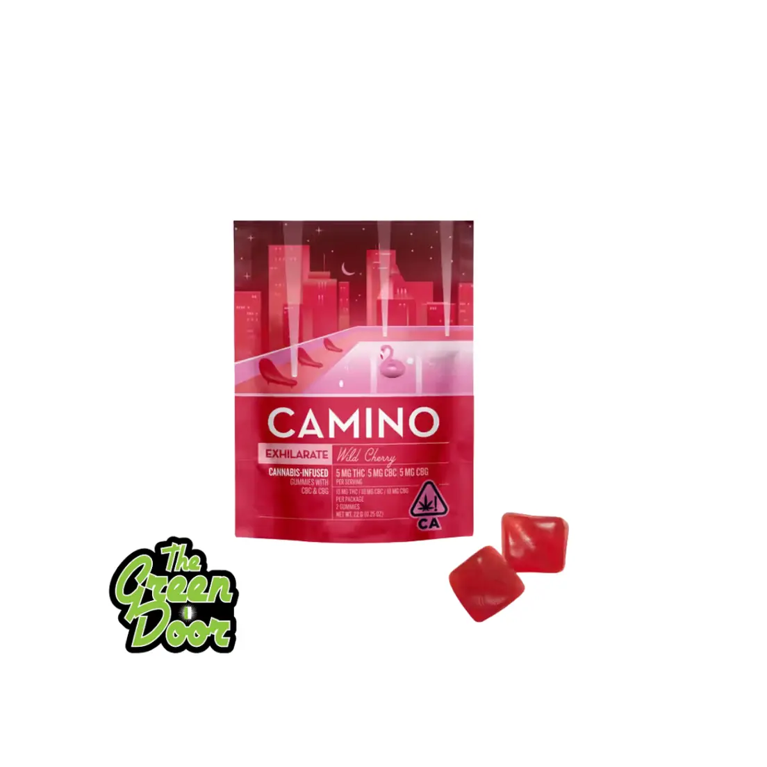 ***Camino - Wild Cherry CBC CBG 5:5:5 2pk - 10mg